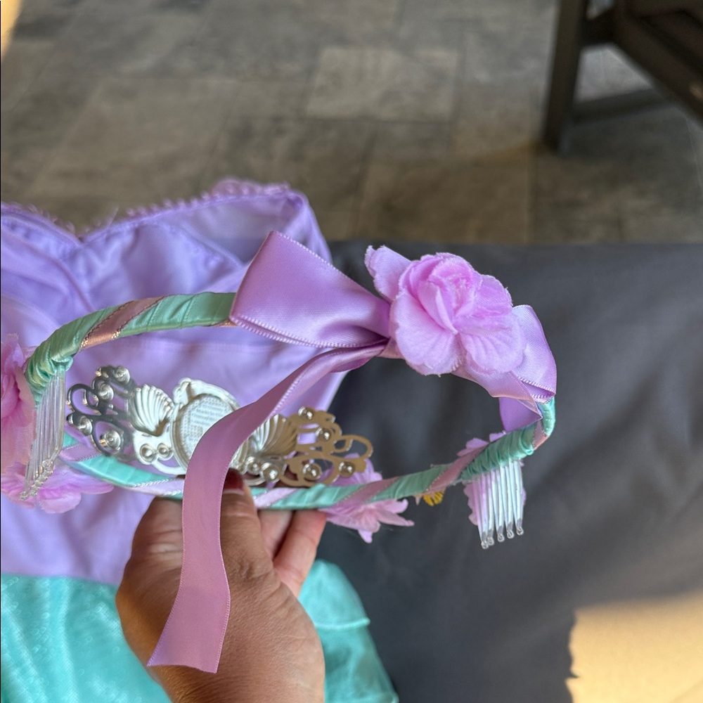Disney’s Ariel Mermaid Princess Kids Costume - Size 5/6 - Picture 11 of 11